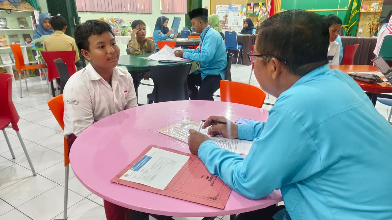 Antusiasme Tinggi, Calon Murid Ikuti Seleksi PMBM Gelombang 1 di MTsN 9 Bantul